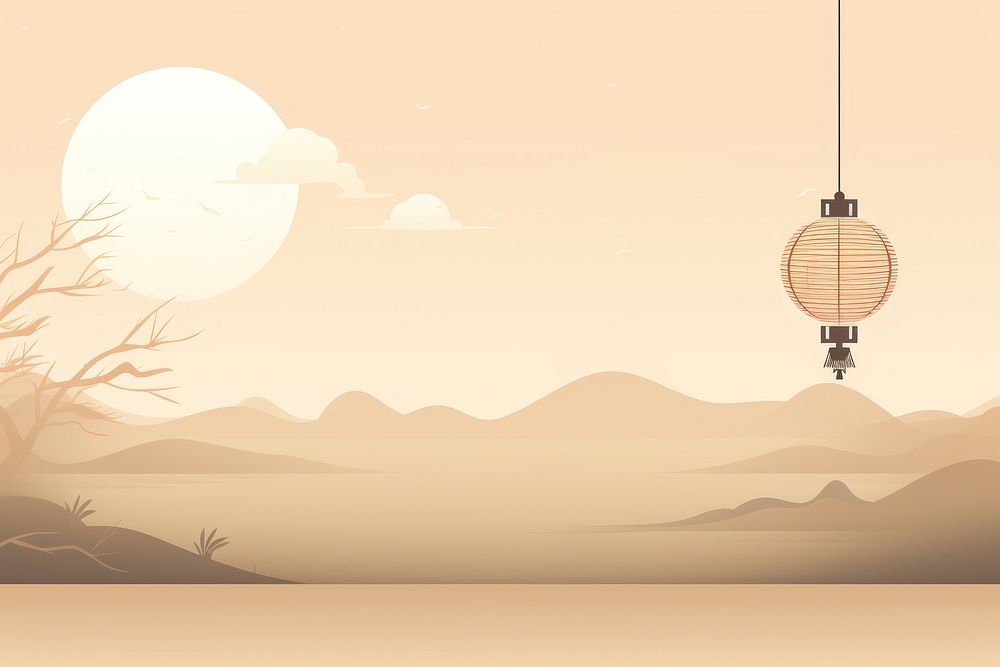 Lunar new year outdoors lantern nature. AI generated Image by rawpixel.
