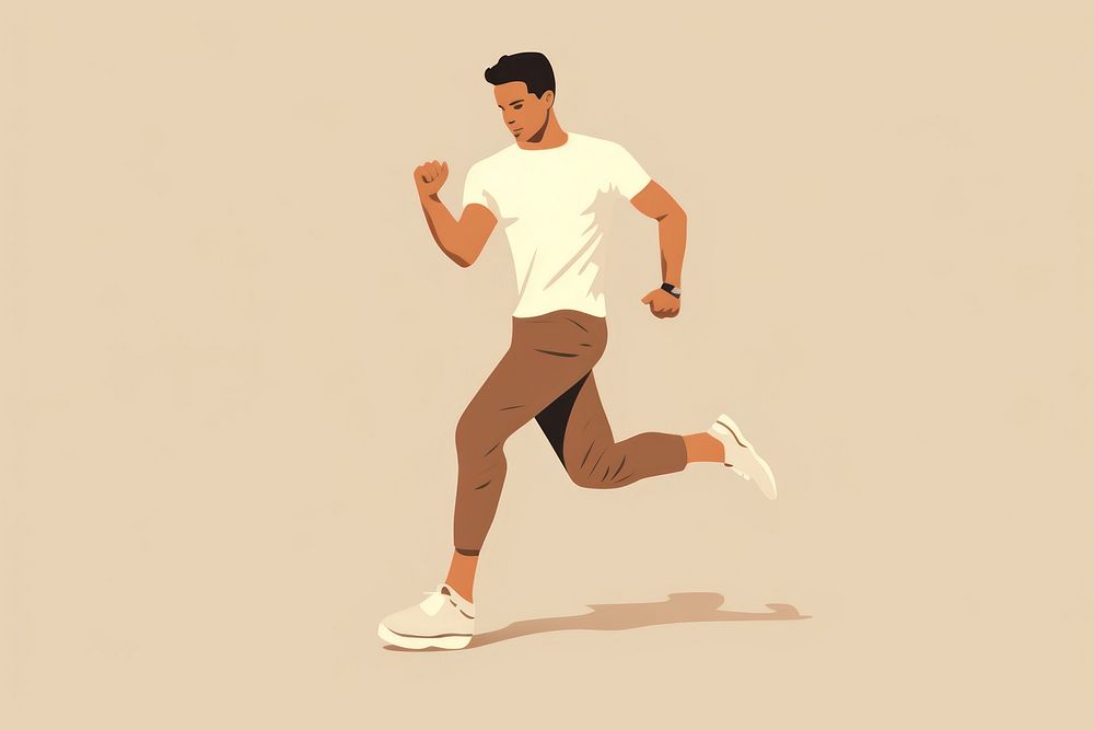 Exercising footwear running jogging. AI generated Image by rawpixel.