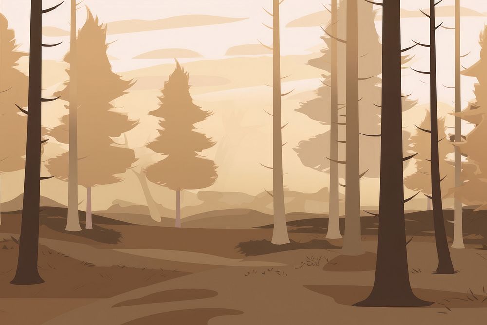 Forest backgrounds outdoors woodland. AI generated Image by rawpixel.