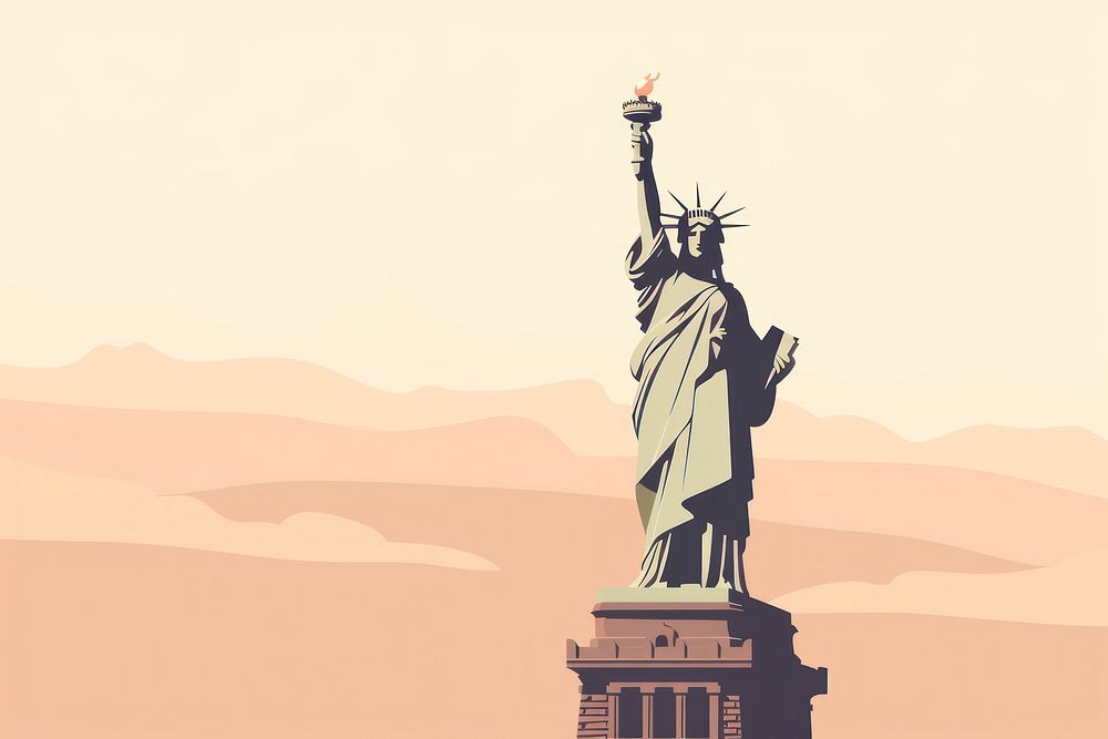 Statue sculpture representation independence. AI generated Image by rawpixel.