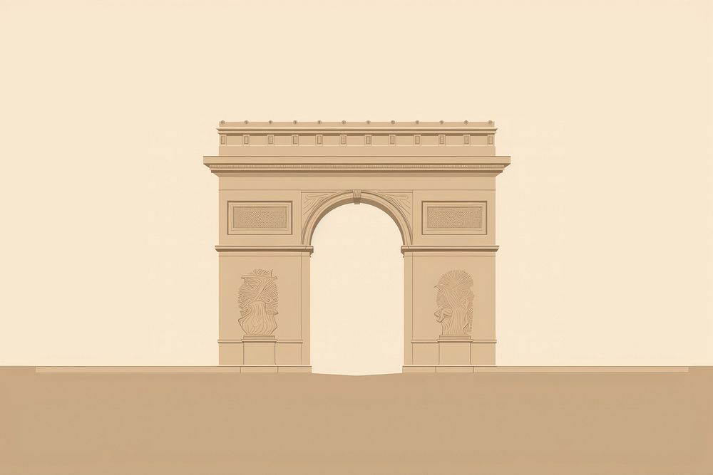 Paris architecture creativity building. AI generated Image by rawpixel.