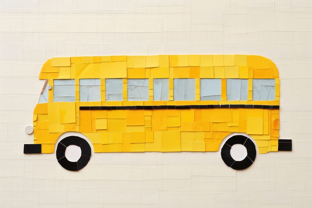 School bus vehicle transportation architecture. 