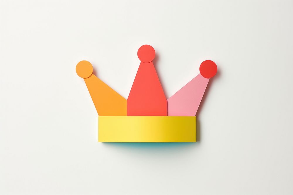 Crown white background accessories creativity. AI generated Image by rawpixel.