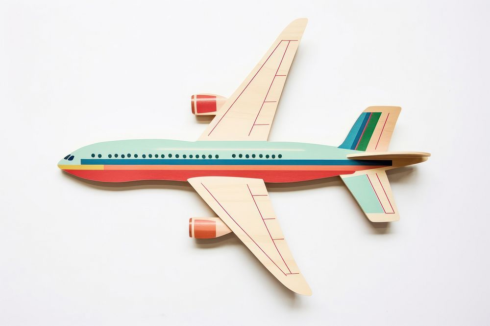 Top view airplane aircraft airliner vehicle. AI generated Image by rawpixel.