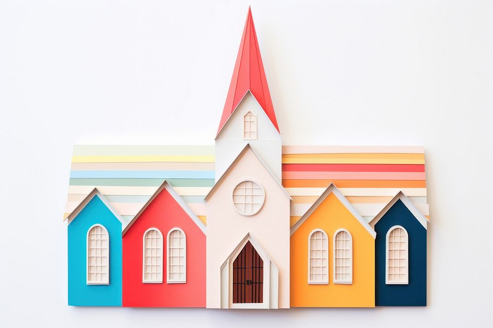 Church white background architecture spirituality. AI generated Image by rawpixel.