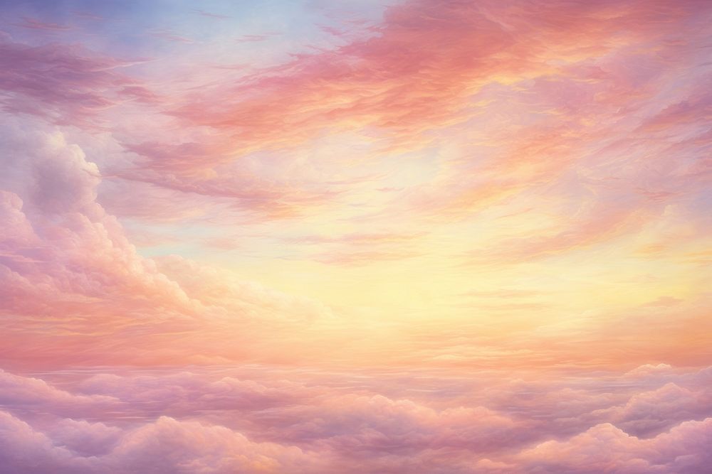 Sunset sky backgrounds outdoors horizon. AI generated Image by rawpixel.