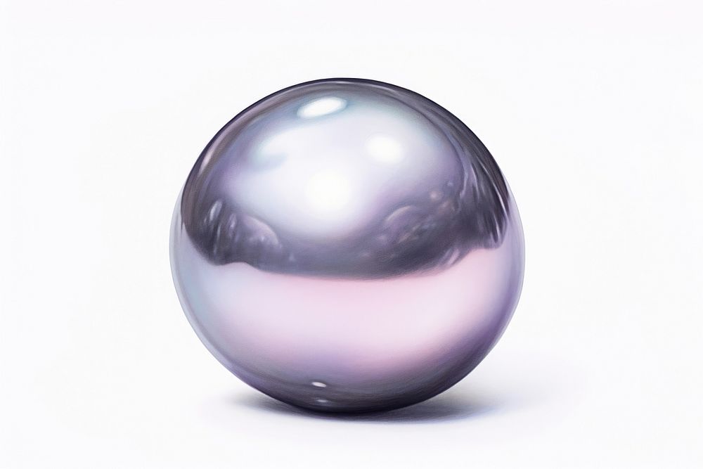 Black pearl jewelry sphere egg. AI generated Image by rawpixel.