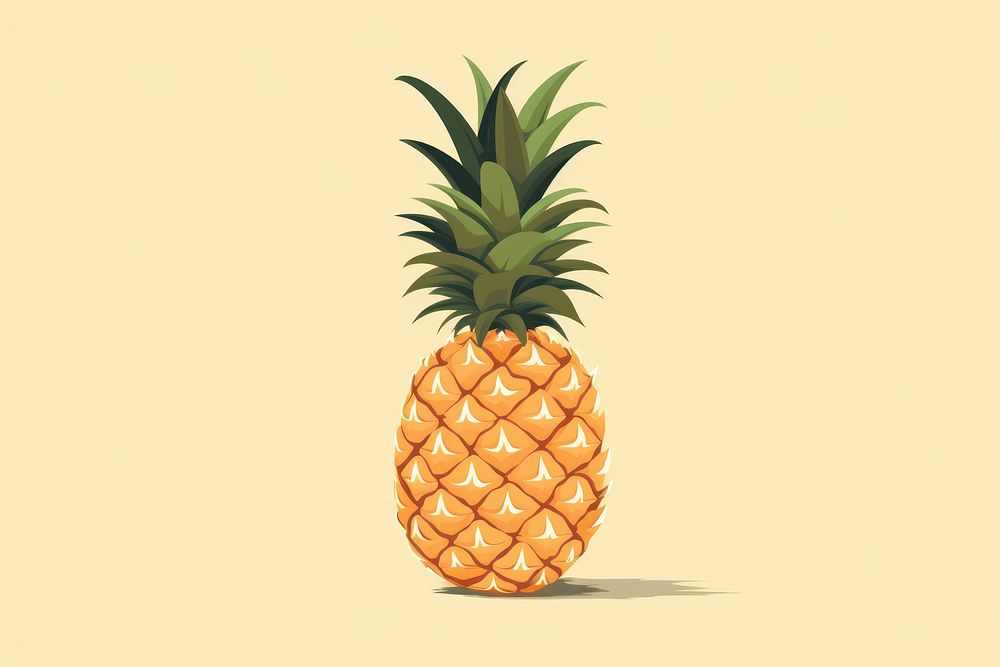 Pineapple food plant fruit. AI generated Image by rawpixel.