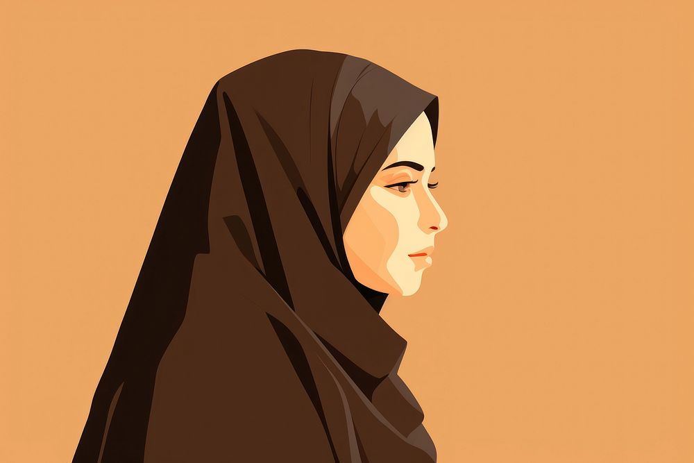 Islam woman portrait adult photography. AI generated Image by rawpixel.
