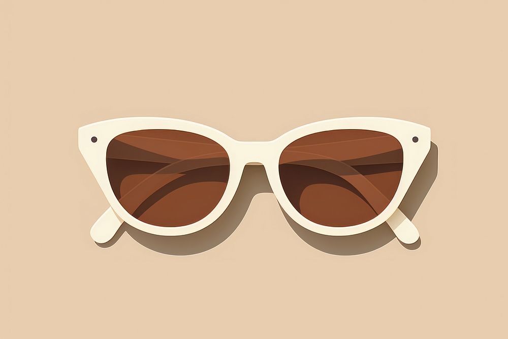 White sunglasses accessories accessory fashion. AI generated Image by rawpixel.
