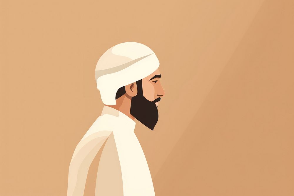Islam man adult photography illustrated. AI generated Image by rawpixel.