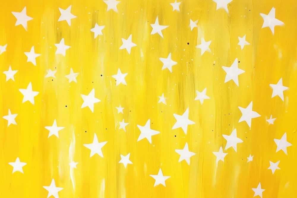 Yellow stars abstract backgrounds decoration. AI generated Image by rawpixel.