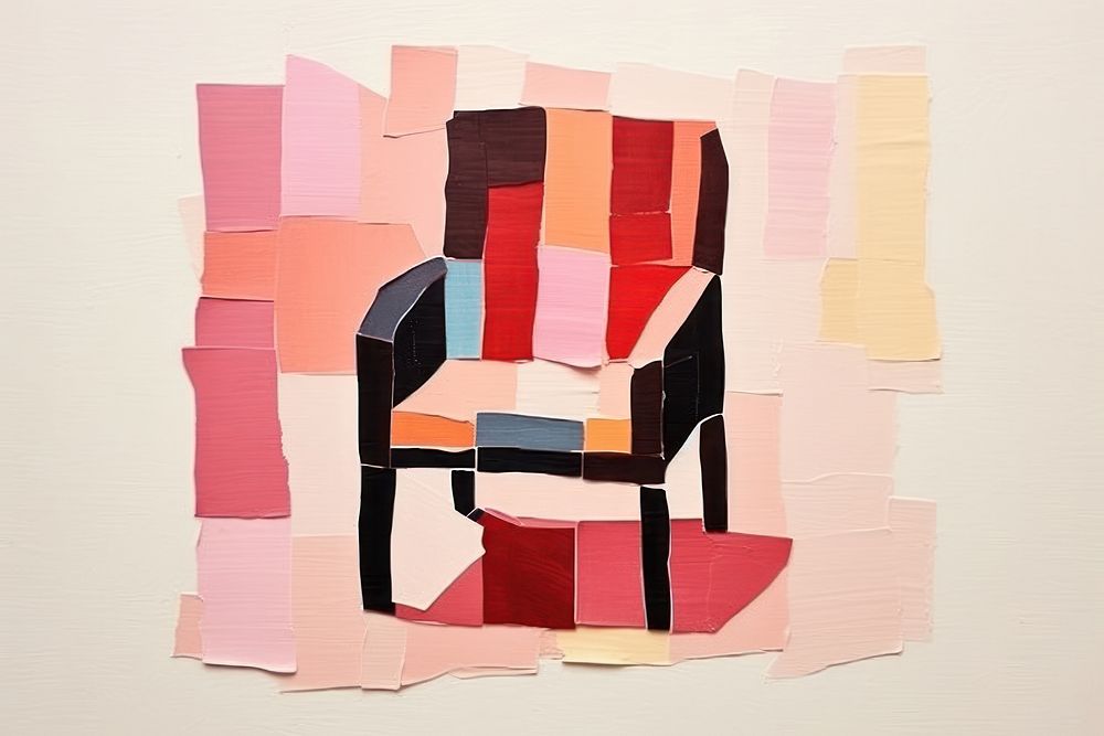 Chair art furniture painting. AI generated Image by rawpixel.