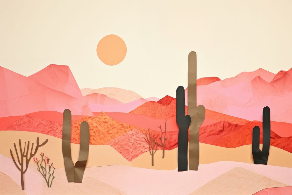 Desert art outdoors nature. AI generated Image by rawpixel.