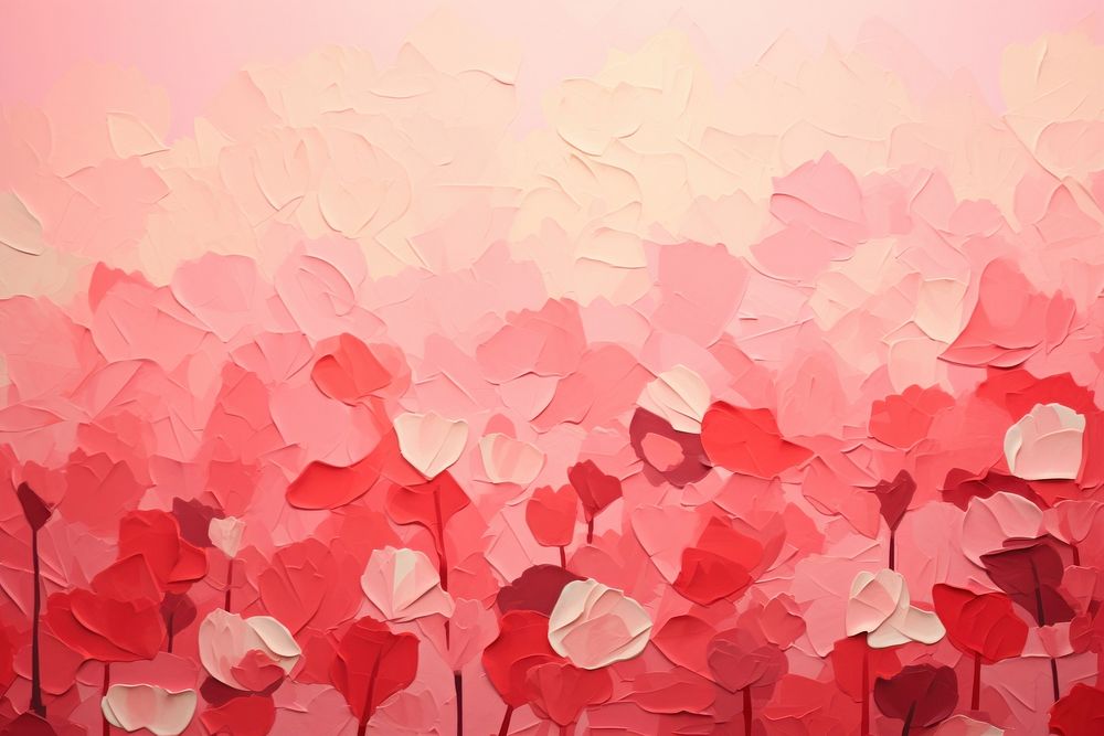Rose field art backgrounds abstract. AI generated Image by rawpixel.