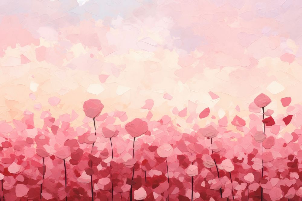 Rose field backgrounds abstract outdoors. | Free Photo Illustration