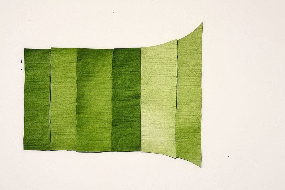 Japanese green tea paper leaf art. AI generated Image by rawpixel.