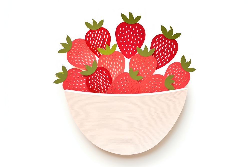 Berry strawberry berries fruit. AI generated Image by rawpixel.