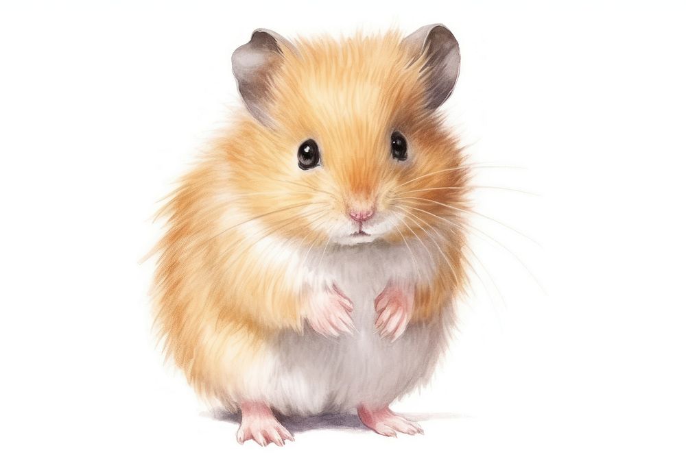 Hamster rat rodent mammal. AI generated Image by rawpixel.