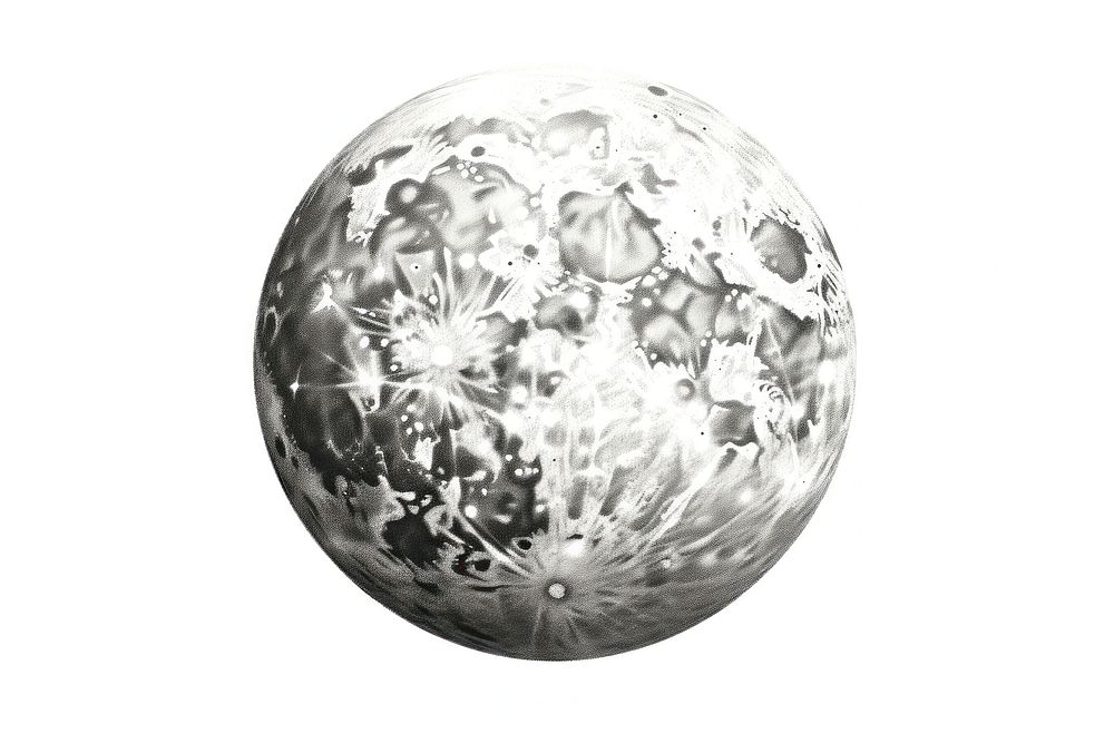 Sphere black ball moon. AI generated Image by rawpixel.