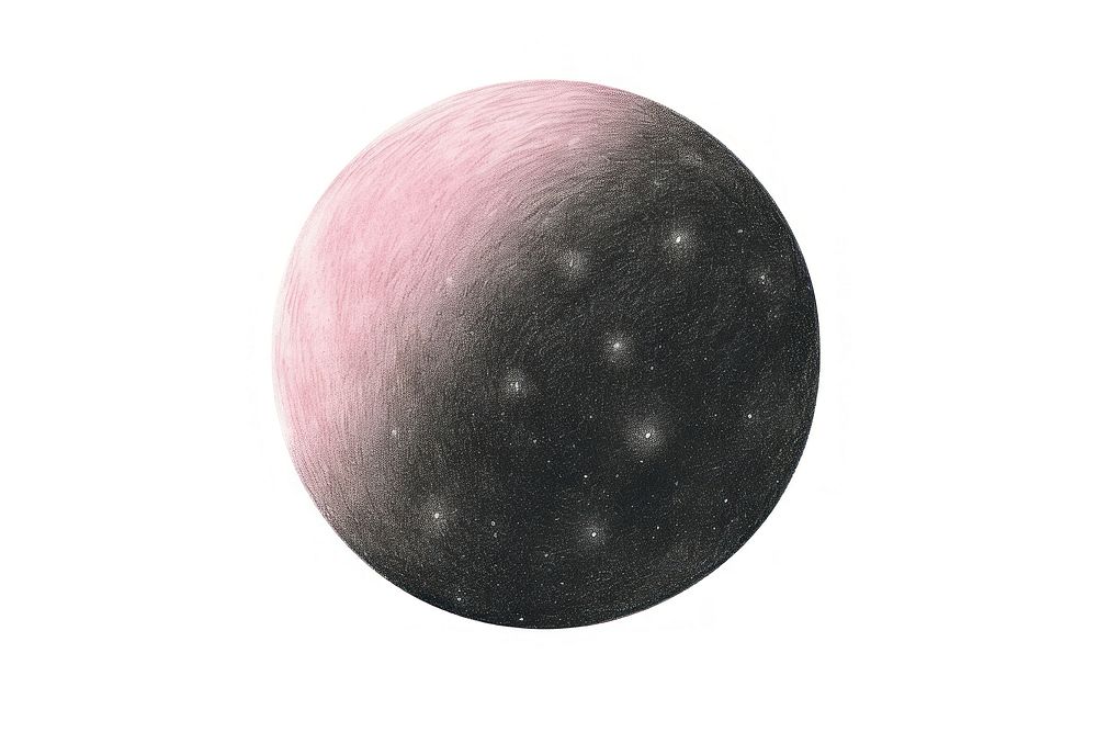 Moon astronomy sphere space. AI generated Image by rawpixel.