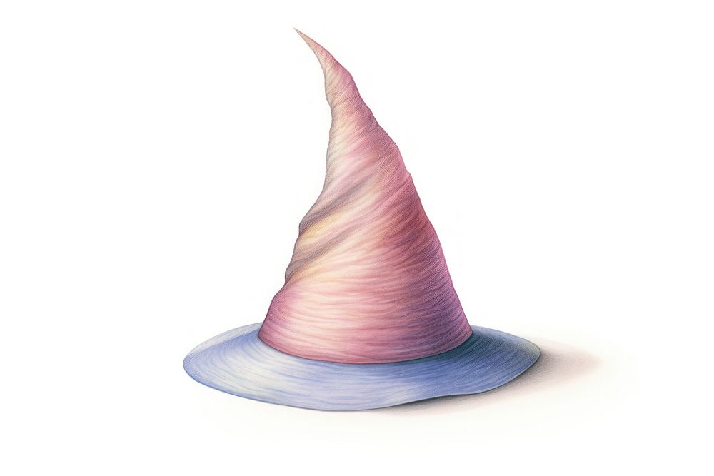 Wizard hat white background invertebrate clothing. AI generated Image by rawpixel.