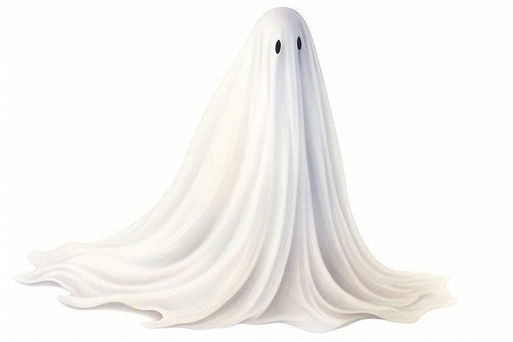 Halloween dress white gown. AI generated Image by rawpixel.