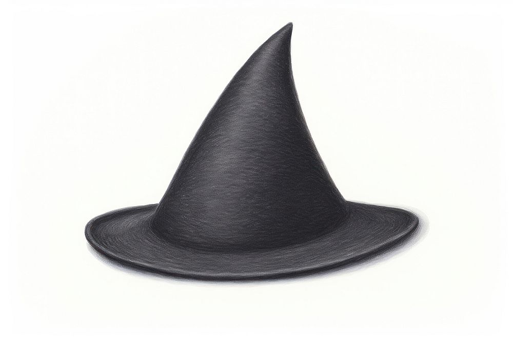Wizard hat black white background celebration. AI generated Image by rawpixel.