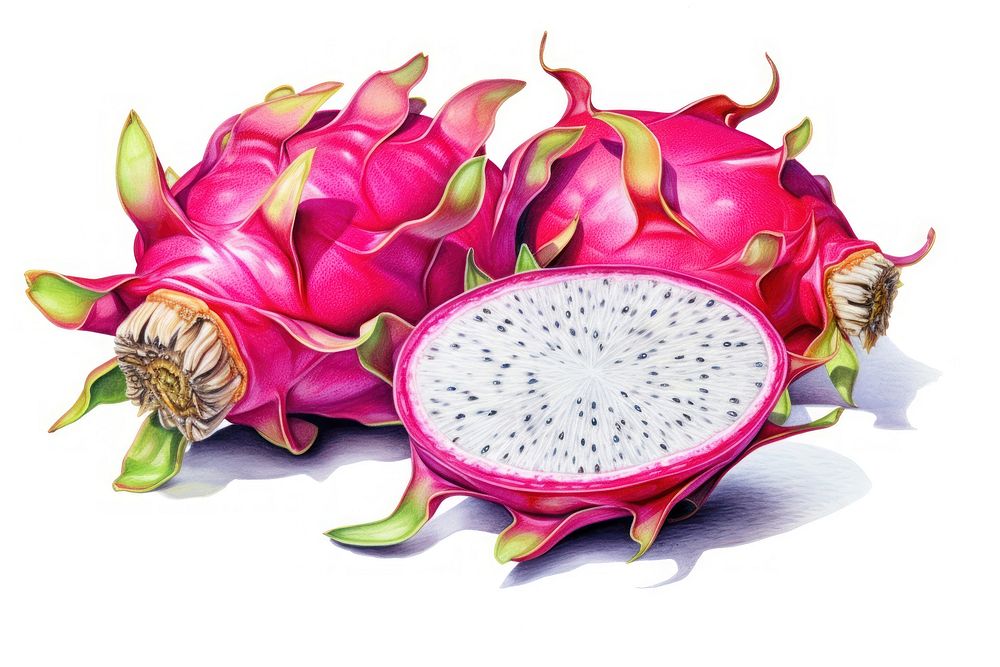 Dragon fruits flower plant petal. AI generated Image by rawpixel.