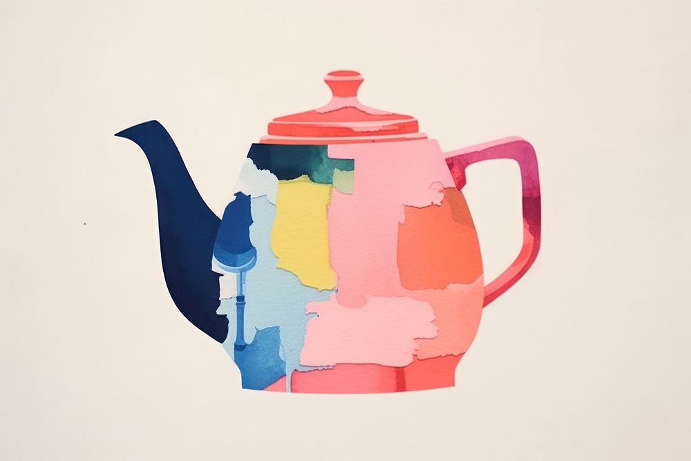 Tea pot teapot art refreshment. AI generated Image by rawpixel.