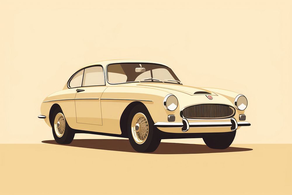 Classic car vehicle transportation convertible. AI generated Image by rawpixel.