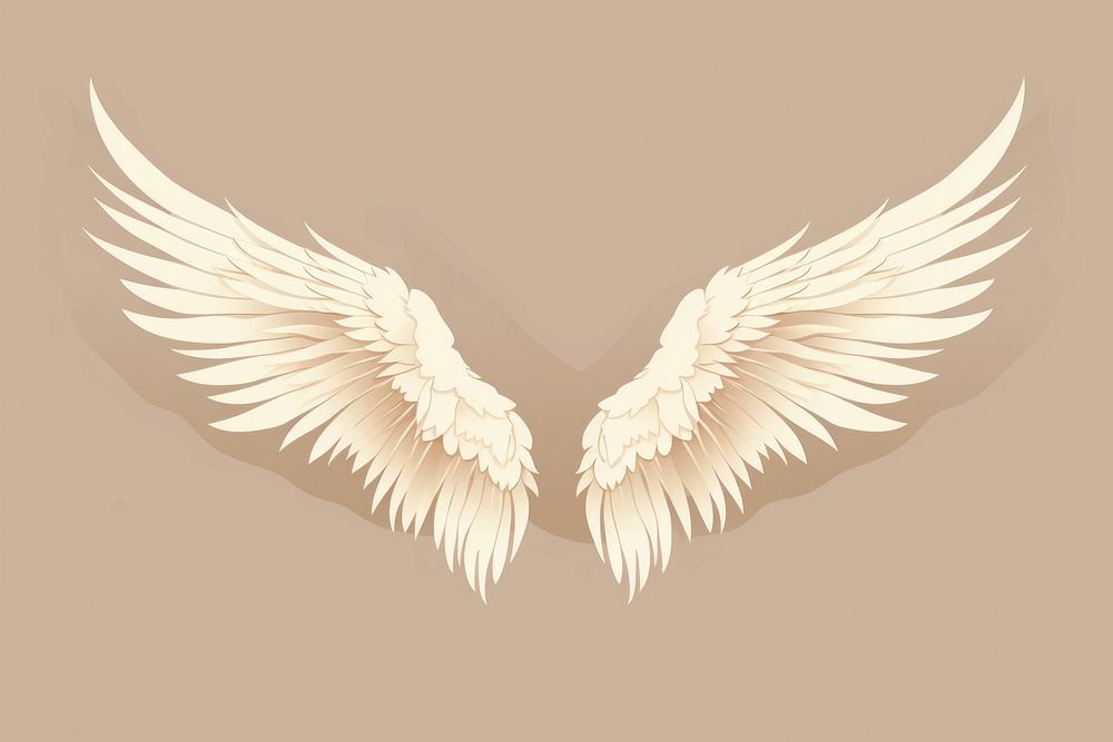 White wings angel bird creativity. AI generated Image by rawpixel.