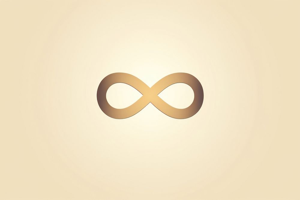 Infinityicon symbol logo moustache. AI generated Image by rawpixel.