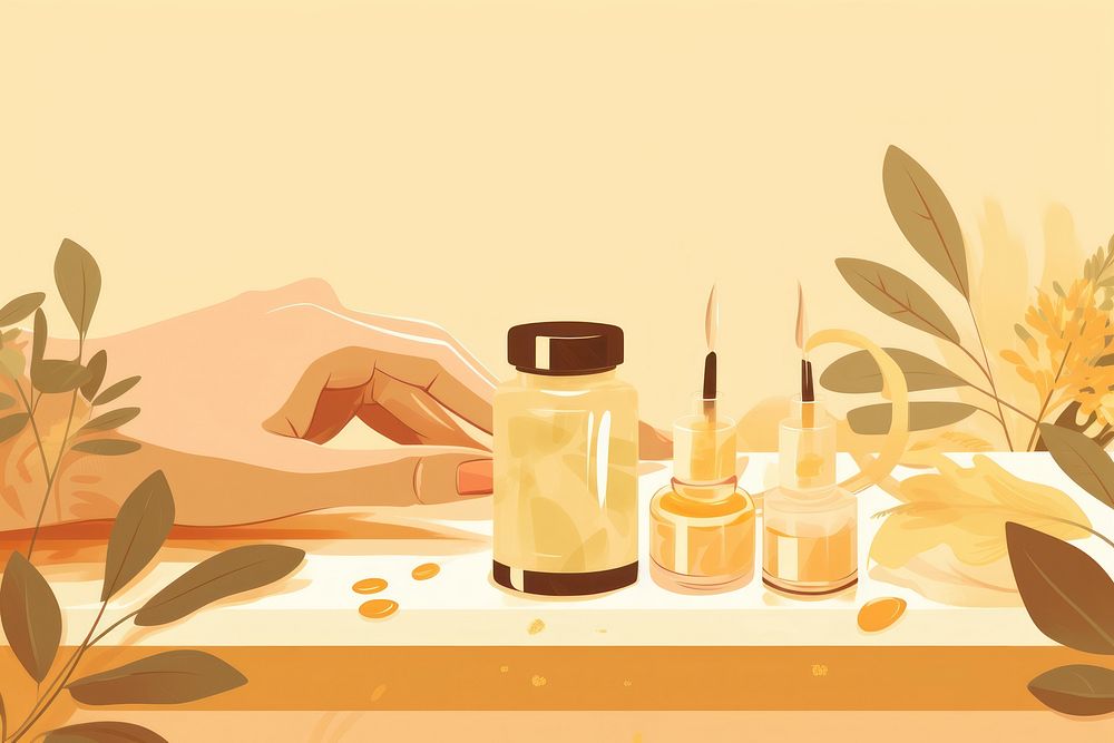 Manicure yellow container beekeeper. AI generated Image by rawpixel.