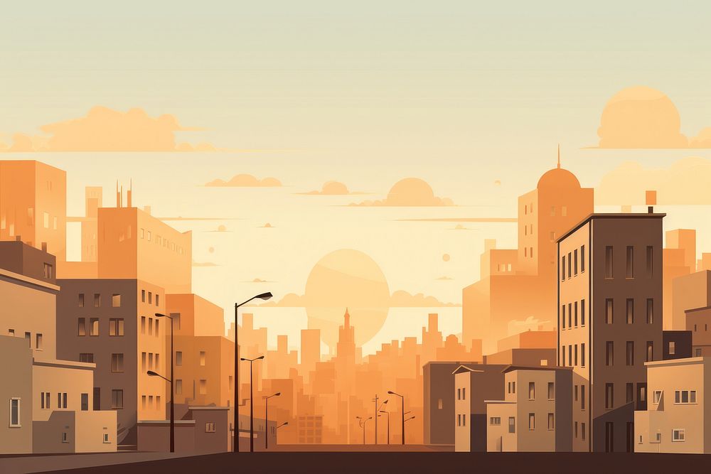 City architecture landscape cityscape. AI generated Image by rawpixel.