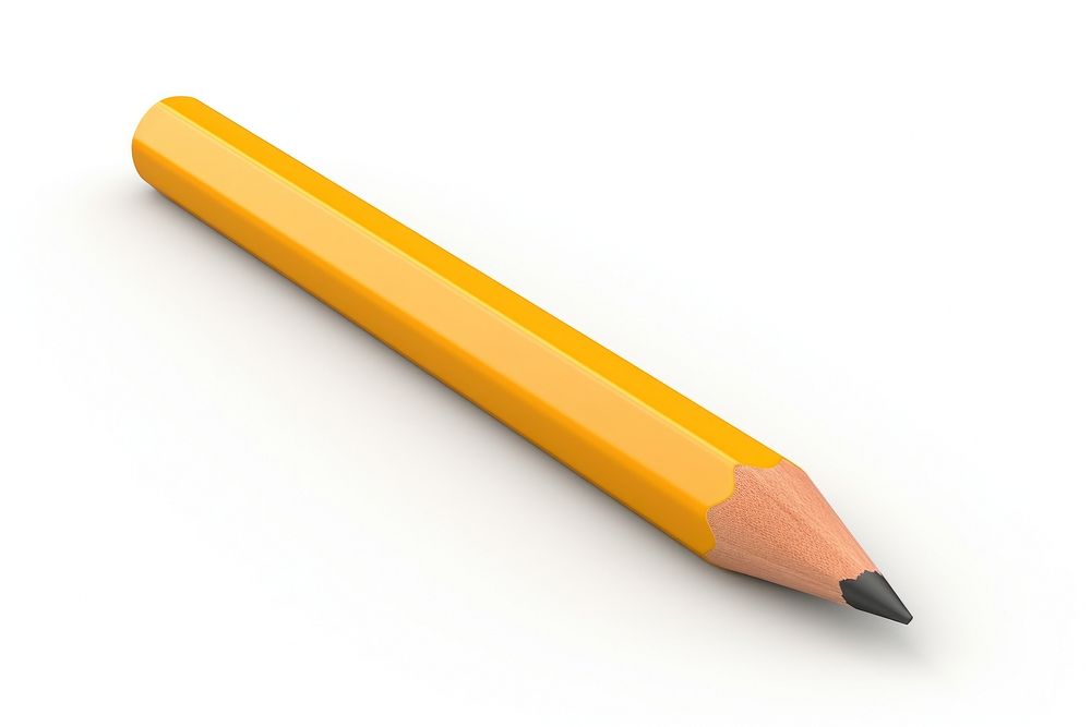 Pencil white background weaponry eraser. AI generated Image by rawpixel.