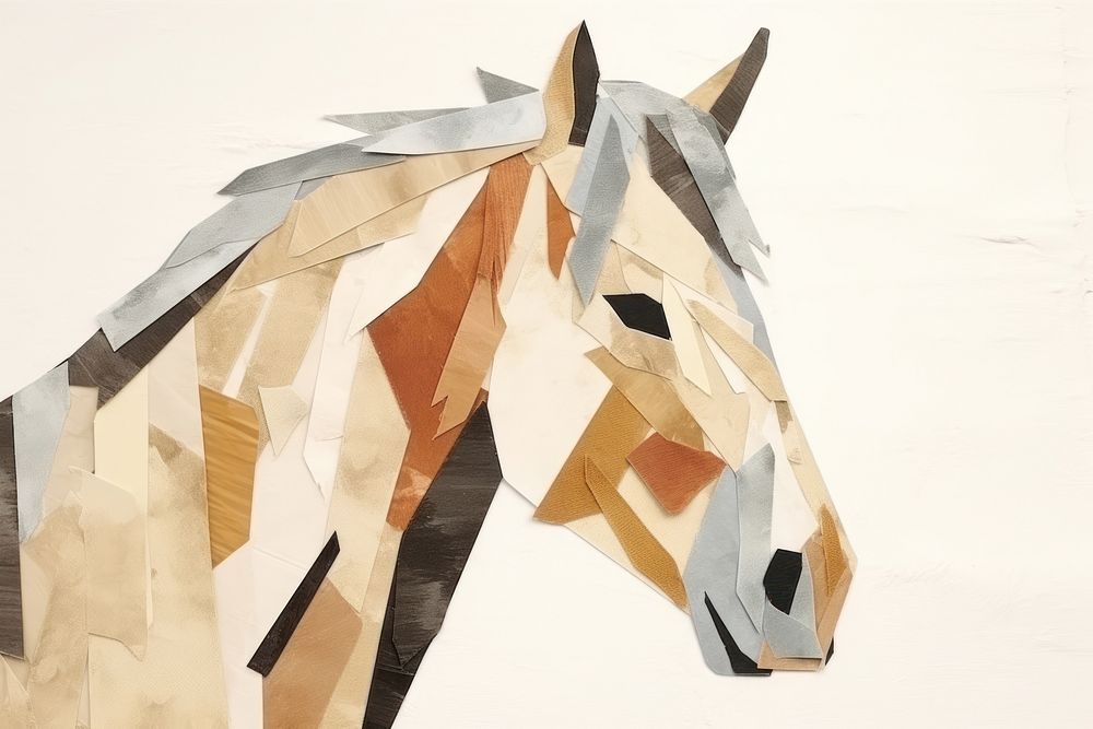 Horse painting animal mammal. AI generated Image by rawpixel.