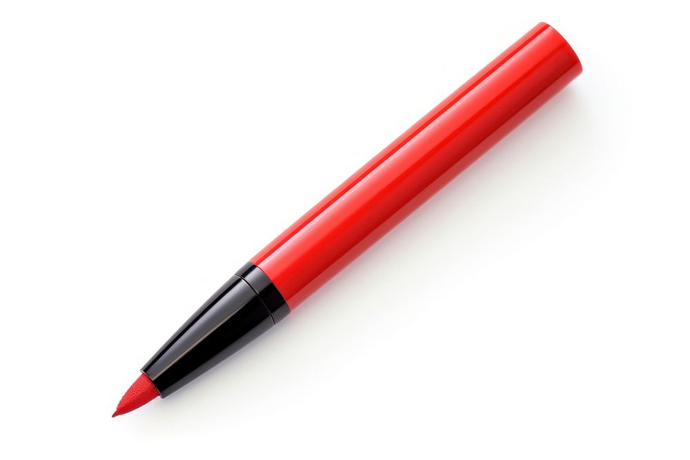 Marker pen red white background cosmetics. AI generated Image by rawpixel.