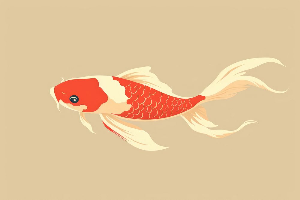 Koi fish goldfish animal pomacentridae.
