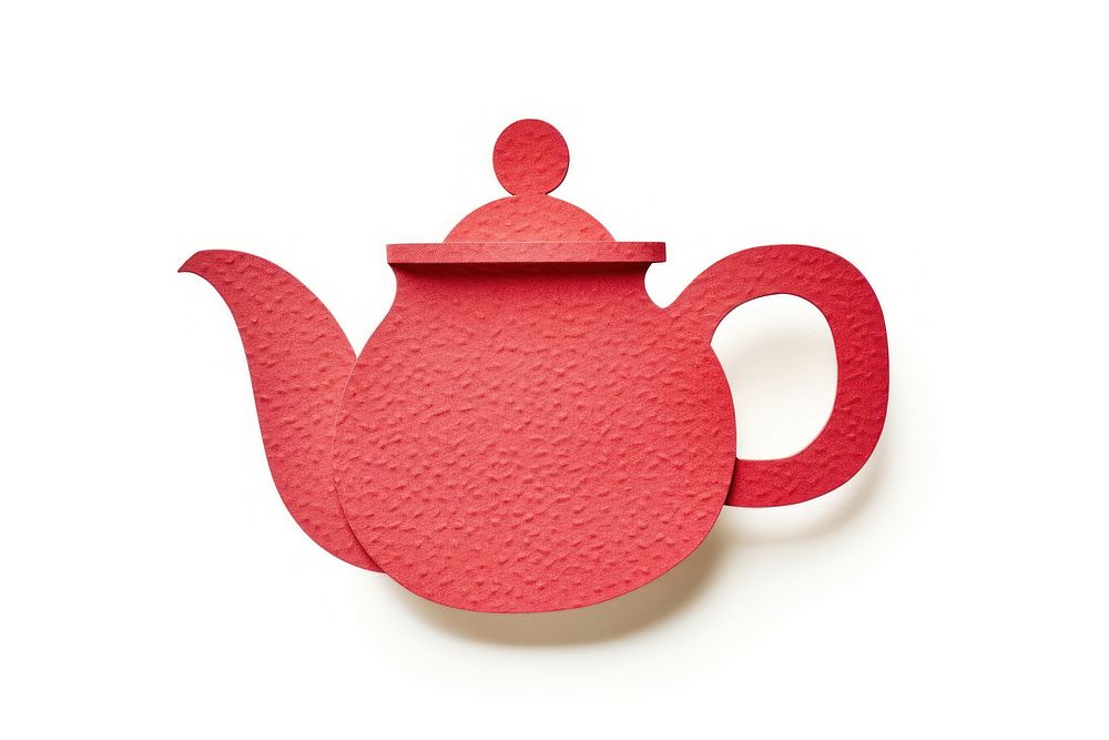 Teapot white background refreshment simplicity. AI generated Image by rawpixel.