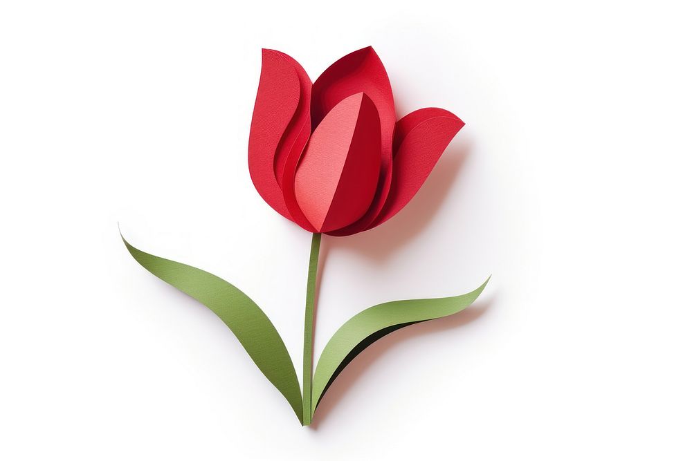 Tulip flower petal plant. AI generated Image by rawpixel.