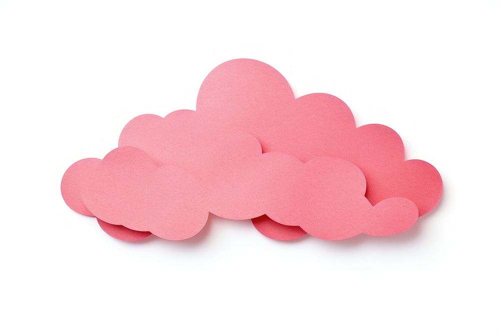 Cloud paper white background simplicity. AI generated Image by rawpixel.