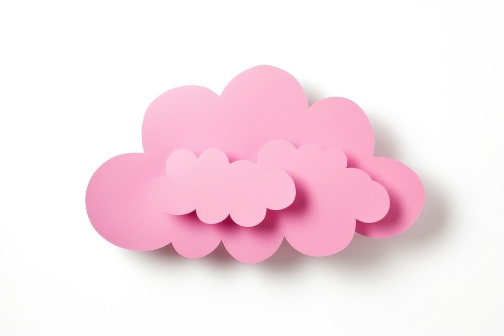 Cloud white background accessories simplicity. AI generated Image by rawpixel.