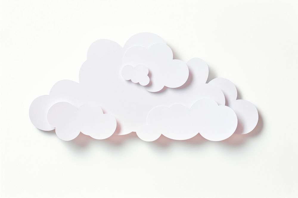 Clouds white white background simplicity. AI generated Image by rawpixel.