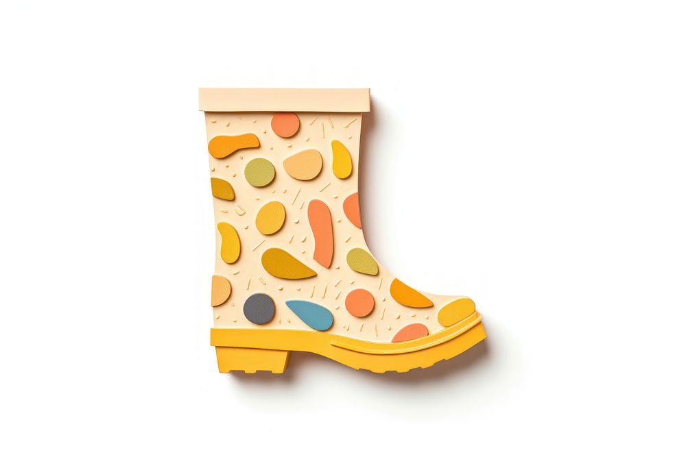 Rain boots footwear shoe white background. AI generated Image by rawpixel.