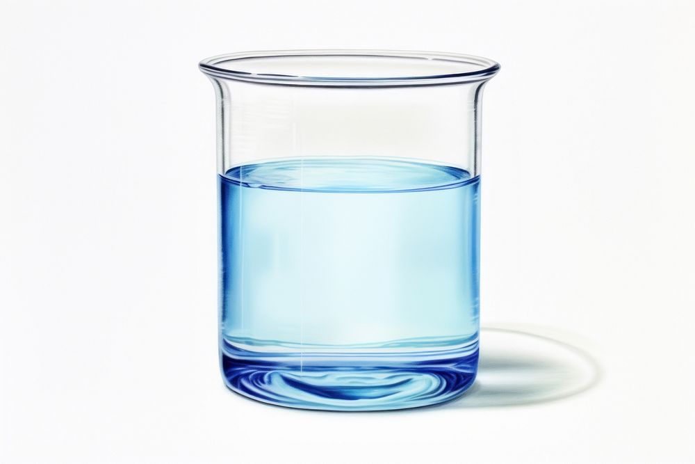 Glass drink vase blue. AI generated Image by rawpixel.