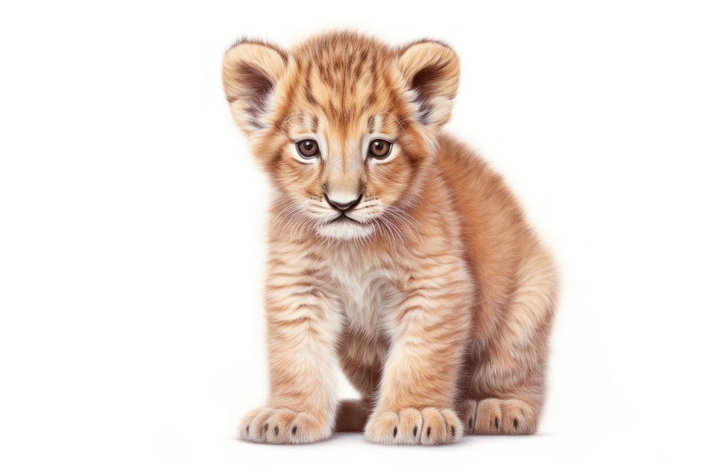 A lion cub wildlife animal mammal. AI generated Image by rawpixel.
