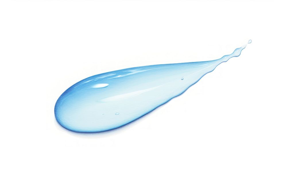 Water drop blue white background transparent. AI generated Image by rawpixel.