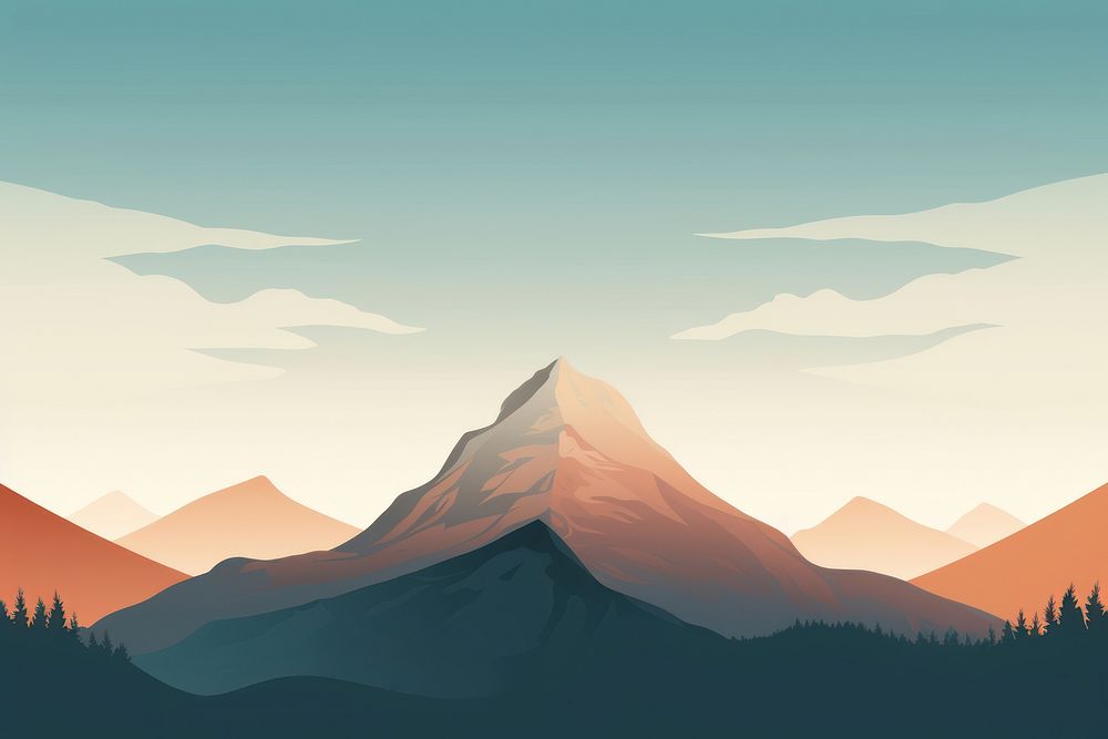 Mountain backgrounds landscape outdoors. AI generated Image by rawpixel.