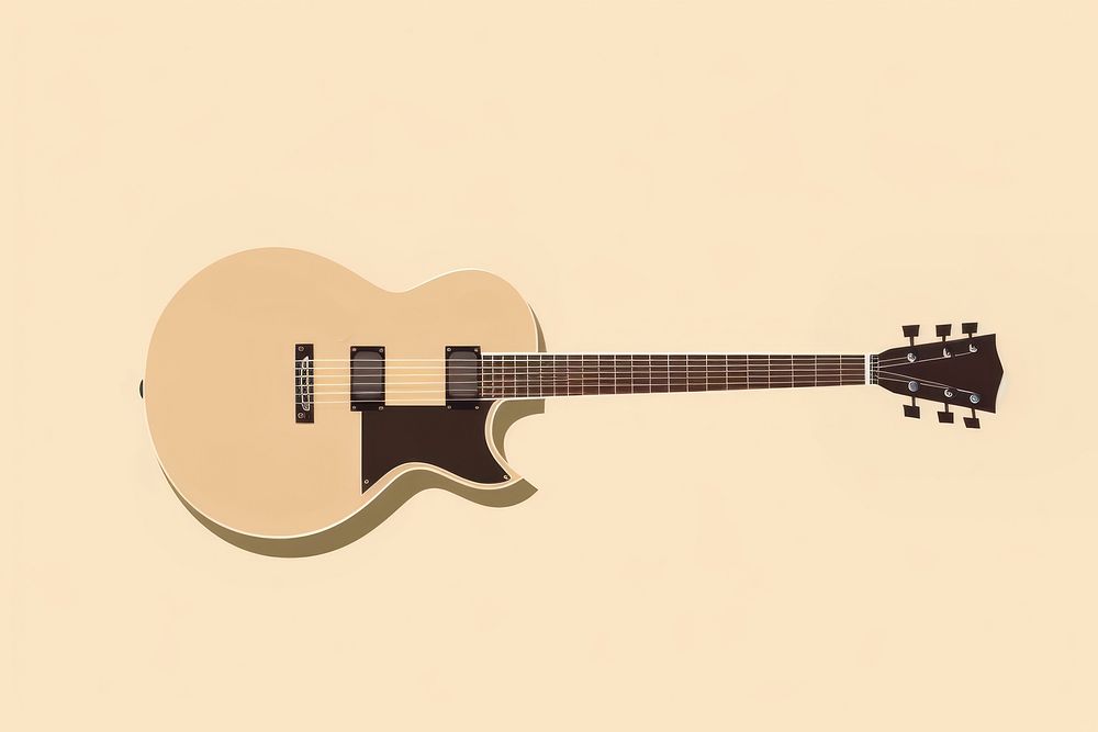 Guitar fretboard string circle. AI generated Image by rawpixel.